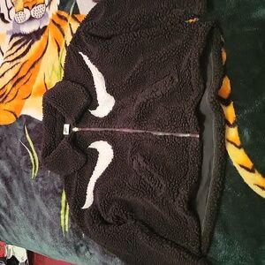 Nike teddy zip up